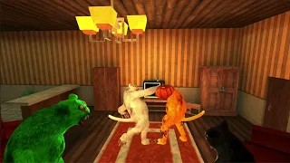 Monster cat horror fight. 🥊👊 Cat Fred Evil Pet. #games #gameplay #animation