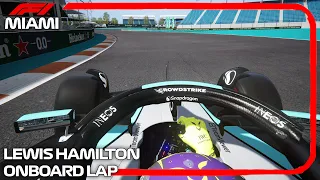 F1 2024 Lewis Hamilton Onboard Lap around Miami | Miami Grand Prix | Assetto Corsa