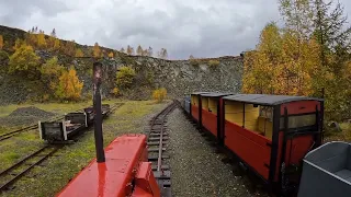 Threlkeld Quarry & Mining Museum Narrow Gauge Hunslet Ride #railway #train #locomotive #industrial