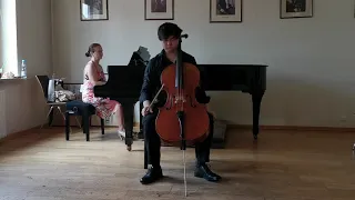 F. Francoeur Cello Sonata in E Major - 1st and 2nd Movement