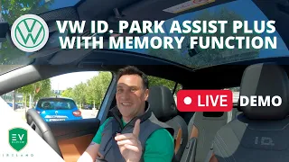 VW ID "Park Assist Plus with Memory Function" Live Demo from Volkswagen