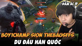 BÌNH LUẬN RANK HÀN: BOY1CHAMP SION THEBAUSFFS DU ĐẤU RANK HÀN VÀ GAME ĐẤU XỬ LÝ TƯỚNG TỦ CỰC GẮT