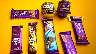 Collection Of Mouth Watering Of Dairy Milk Chocolates, Gems Surprise Ball, Lickacble