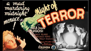 Night Of Terror (1933) Bela Lugosi, Sally Blane, Wallace Ford