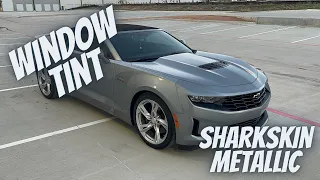 NEW Sharksin Metallic 2023 Chevy Camaro LT1 Convertible gets  WINDOW TINT! 🔥🔥🔥