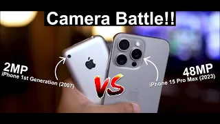 iPhone 15 Pro Max VS iPhone 2G (First Generation) - Camera Comparison Review