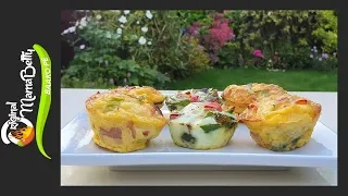 EGG, HAM AND VEGETABLE MUFFINS RECIPE- PACKED LUNCH IDEA