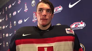 12/28/2017: Roman Durny Post-Game Press Conference 2018 World Junior Championship