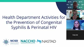 Health Department Activities for the Prevention of Congenital Syphilis and Perinatal HIV