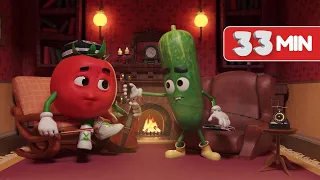 🍅 Pomidor Do’ppi | Qishning TOP-10 qismi | Bolalar uchun multfilm