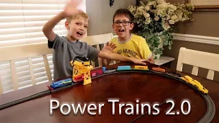 Power Trains 2.0 - Unboxing - Play - Review - and Crashes