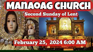 Sunday Mass Today Our Lady Of Manaoag Live Mass Today  - 6:00 AM February 25, 2024