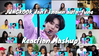 Jungkook doesn't know auto-tune || Reaction Mashup