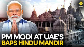 BAPS Hindu Mandir UAE LIVE: PM Modi inaugurates BAPS Hindu Mandir in Abu Dhabi, UAE | WION LIVE