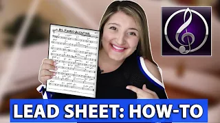 How to make a LEAD SHEET in SIBELIUS!