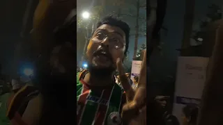 Mohun Bagan Fans Celebrating Derby Win Vs East Bengal At The Salt Lake Stadium #shorts