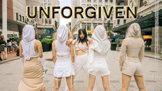 [KPOP IN PUBLIC] LE SSERAFIM (르세라핌) 'UNFORGIVEN' by DFBB from Boston USA | ONE TAKE