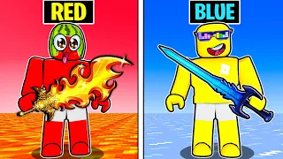 Roblox Bedwars But COLOR POWERS