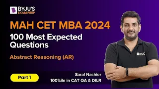 MAHCET 2024 | 100 most expected MAHCET Questions | Abstract Reasoning | Part 1 | MAHCET #mbaexam