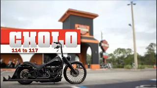 Softail Heritage Cholo Build | 114 to 117cu in.
