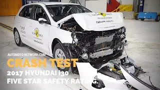 Crash Test | 2017 Hyundai i30 Five Star Euro Ncap Safety Rating.