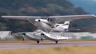Cessna 172 Seaplane Takeoff