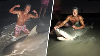 Shark Sightings In NY: Man Catches Big Shark, More Spotted Along Shore | NBC New York