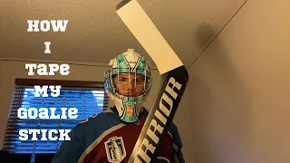 How I Tape My Hockey Goalie Stick - Tutorial