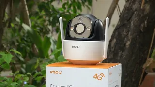 CAMERA IMOU CRUISER 4G PTZ - 2MP, DÙNG SIM 4G, ĐỦ ĐÈN LED, MIC GHI ÂM, LOA BÁO, CÒI BÁO ĐỘNG.