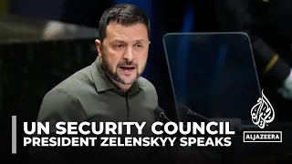 President Zelenskyy speaks at special UN Security Council session