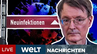 CORONA-EXPLOSION: Neuinfektionen-Schock in Deutschland! Jetzt reagiert Lauterbach  | WELT Newsstream