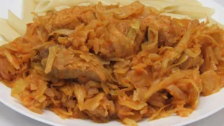 КАК ВКУСНО ПОТУШИТЬ КАПУСТУ с МЯСОМ - Самый простой и не хлопотный рецепт!