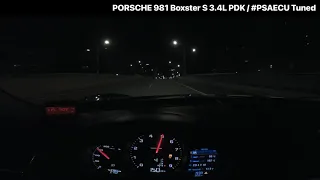 PORSCHE 981 Boxster S 3.4L PDK 0~100 km/h 4.0 sec / Launch Control / #PSAECU Tuned