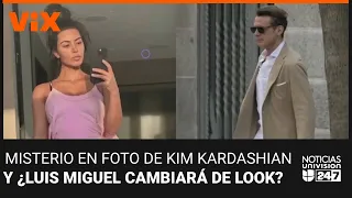 Una sombra misteriosa detrás de Kim Kardashian y Luis Miguel es sorprendido en una clínica capilar