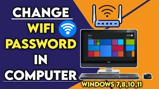 How to change wifi password in computer windows 10 | Change Wi Fi Password