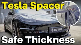 How Big of A Wheel Spacer is Safe for Tesla Model 3? | BONOSS 2022 Tesla Model 3 Update Accessories