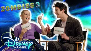 No Laugh Challenge with Meg and Milo | ZOMBIES 3 | Disney Original Movie |  @disneychannel