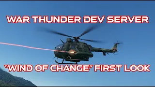 War Thunder "Wind Of Change" Dev Server First Look - Swedish Helicopters