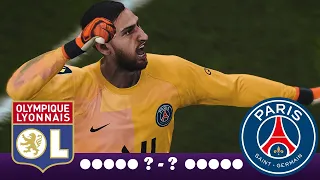 Olympique Lyon Vs PSG | Penalty Shootout 2022 | PES 22 gameplay