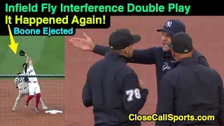 E63 - Aaron Boone Ejected as Infield Fly Interference Rule Strikes Again w Vic Carapazza in Anaheim