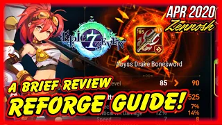 Epic Seven Reforge Guide / Review! Brief Explanation and Is It Worth It?