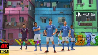 EA Sports FC 24 Gameplay (PS5 UHD 4K 60FPS HDR) Survival Volta Futsal, M. City vs M. United, Favela