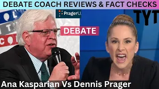 Embarrassing Debate - Ana Kasparian vs Dennis Prager