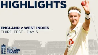 Day 5 Highlights | England Win As Broad Takes 500th Wicket | England v West Indies 3rd Test 2020