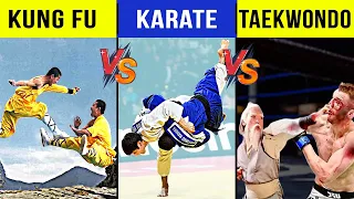 Kung Fu, karate और Taekwondo में क्या अंतर है? | Difference between Kung Fu, Karate, Taekwondo