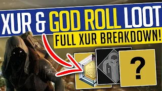 Destiny 2 | XUR HAS GOD ROLL PLUNDER LOOT! May 3rd-May 6th | Inventory & Location! - Season 23