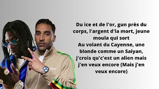 Heuss L'Enfoiré - Saiyan ft. Gazo (Paroles/Lyrics)