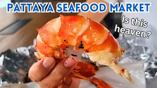 SO FRESH! Live Lobster, Crab, Stingray & Tiger Prawn at Pattaya Seafood Market | Thai Street Food