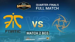 FULL MATCH NIP vs FNATIC | MAP 2 PLAYOFFS | #DREAMHACK MASTERS MALMO 2019