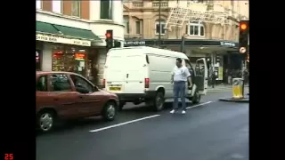 Trigger Happy TV. White van man Roadrage scene.